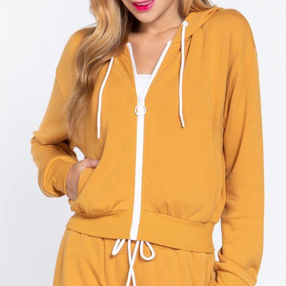 Fleece French Terry Jacket - Picture 2 of 4